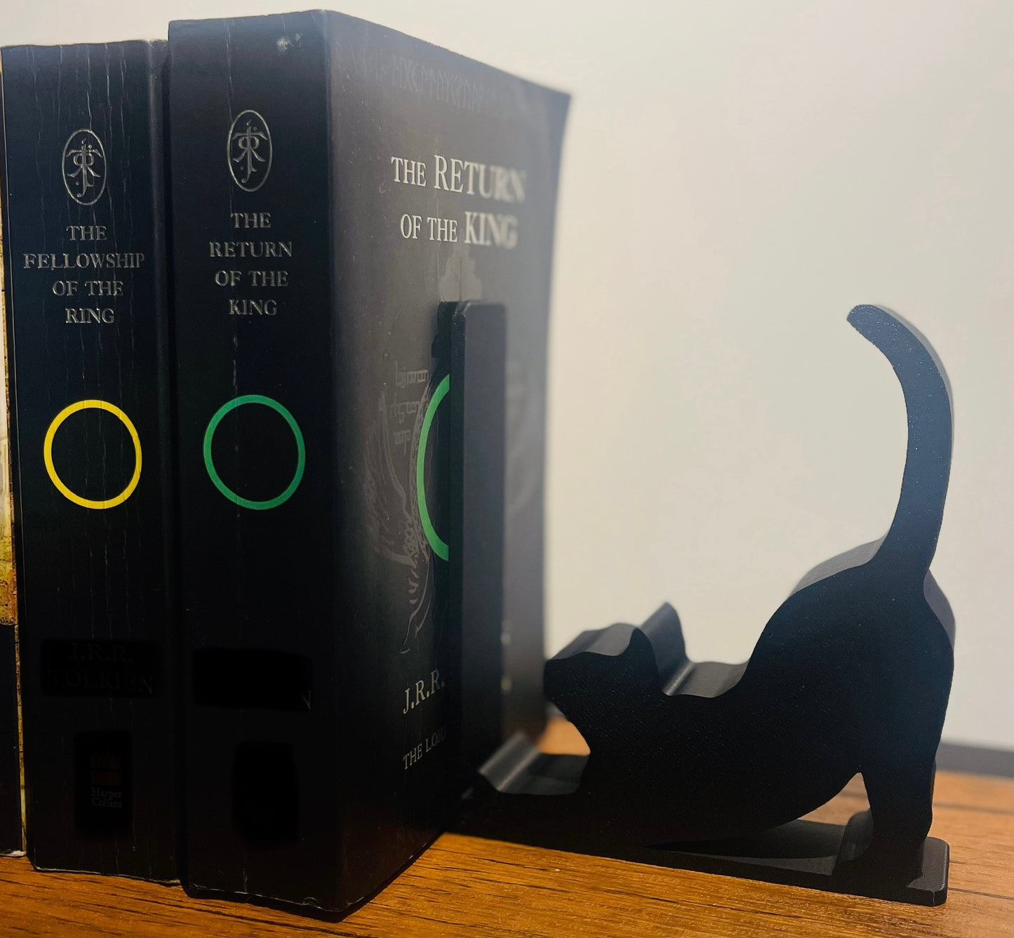 Cute Cat Bookends | Feline Decorations | Desk Bookends | Animal Bookend | 3D Print Bookends | Shelf Decorator | Cat Adorer | Book Gifts