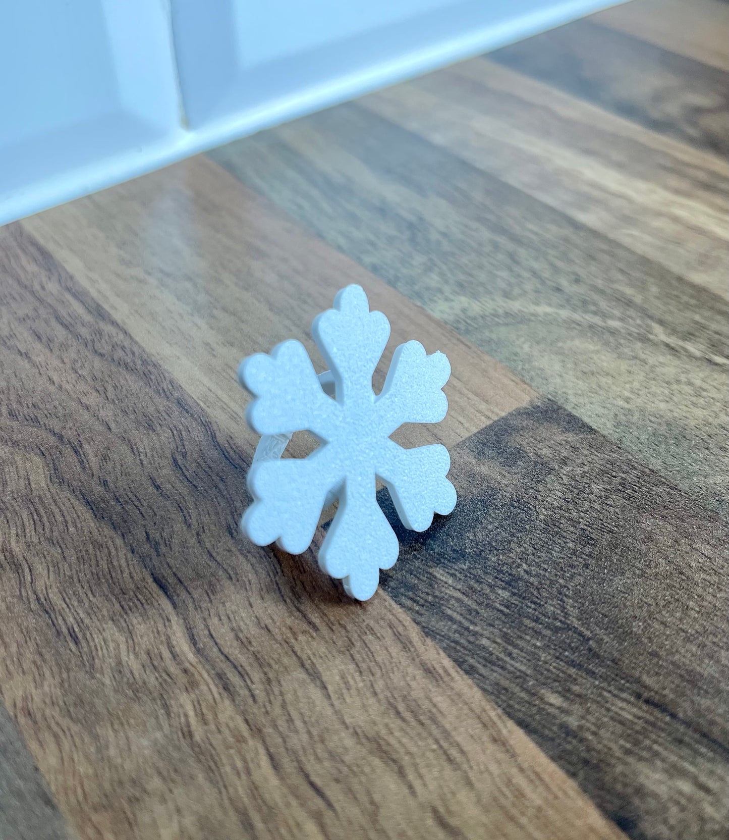 Snowflake Napkin Rings | Christmas Table Decor | Festive Napkin Holders in Multiple Colours | Sets of 4, 6, 8, 12
