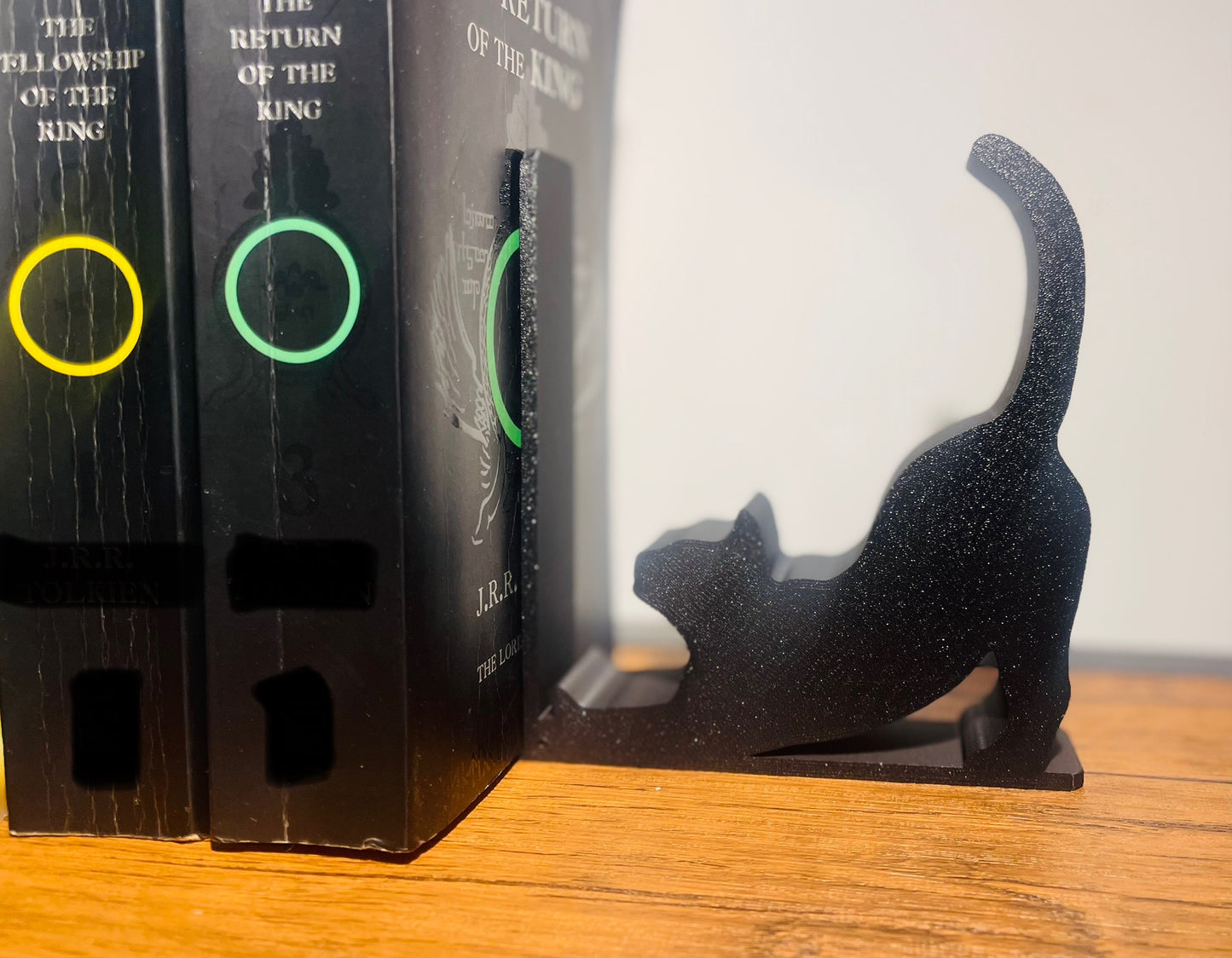 Cute Cat Bookends | Feline Decorations | Desk Bookends | Animal Bookend | 3D Print Bookends | Shelf Decorator | Cat Adorer | Book Gifts