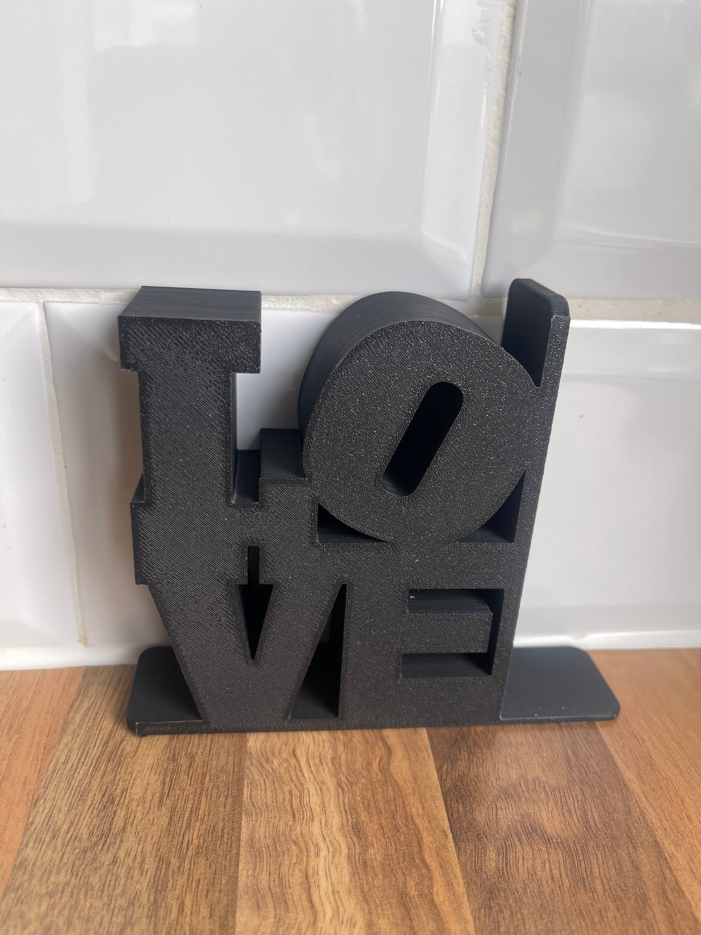 Thick Love Home Bookends With Slide Under Book Tab, Decorative 3Dprinted Bookstands sign, Neat Sturdy Book Support For Bookshelf, Home Gift