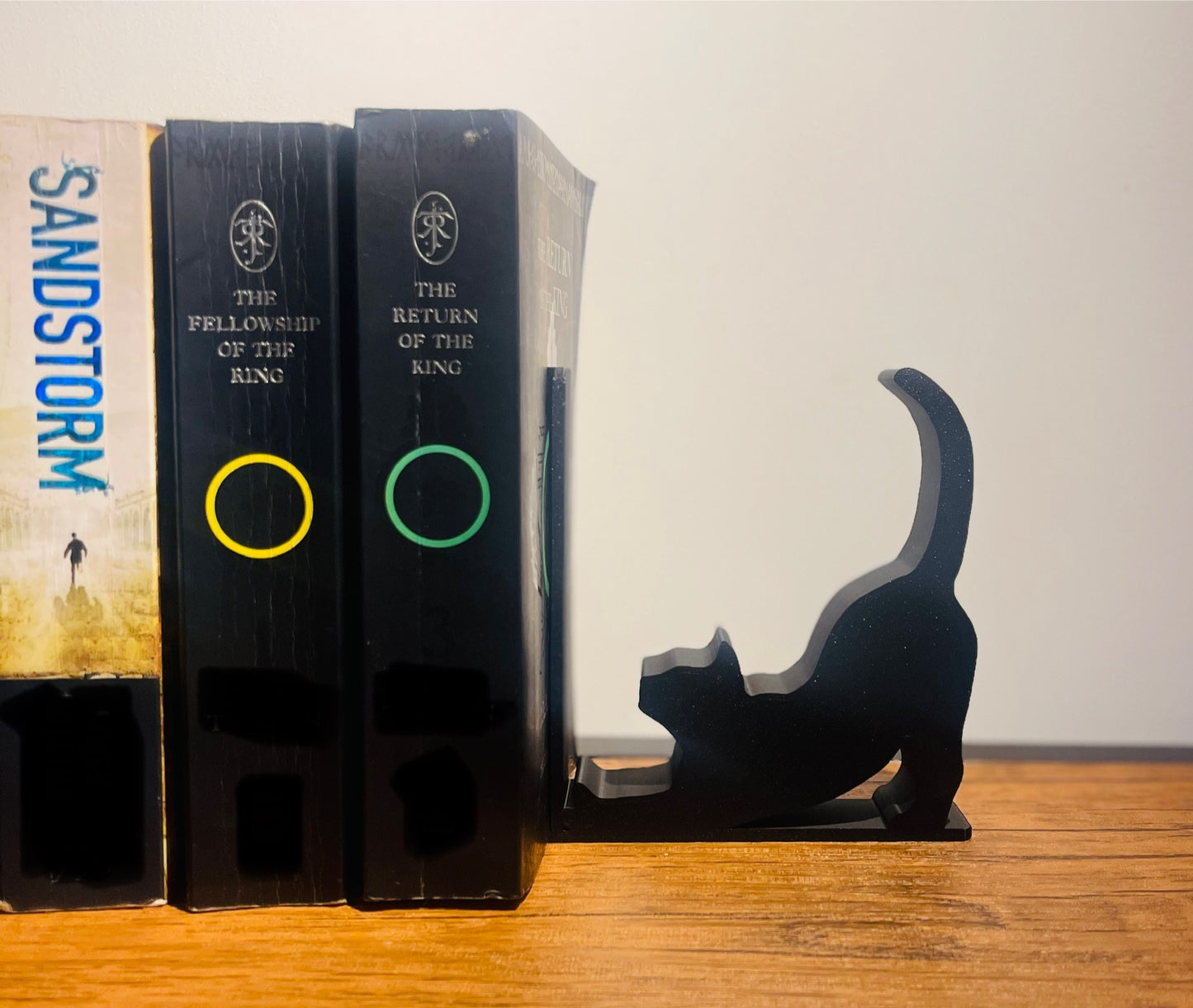 Cute Cat Bookends | Feline Decorations | Desk Bookends | Animal Bookend | 3D Print Bookends | Shelf Decorator | Cat Adorer | Book Gifts