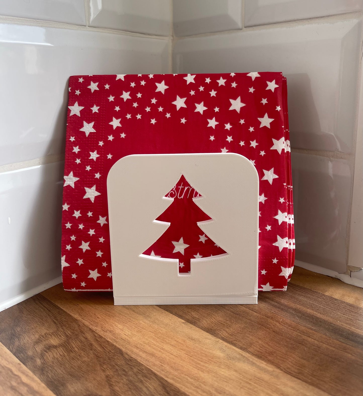 Christmas Napkin Holders – Festive Table Décor with Snowflake & Christmas Tree Designs