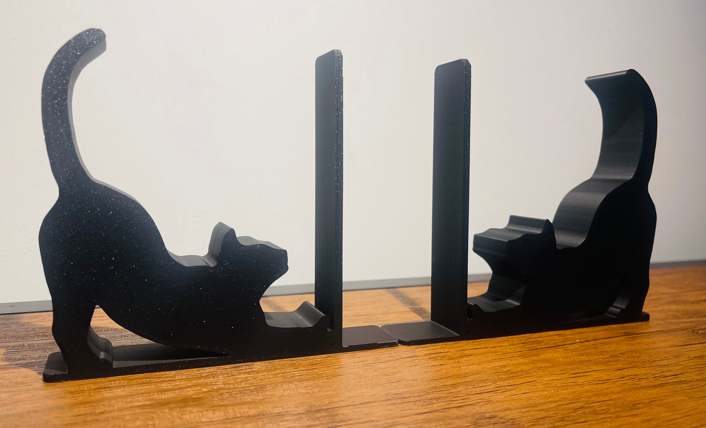 Cute Cat Bookends | Feline Decorations | Desk Bookends | Animal Bookend | 3D Print Bookends | Shelf Decorator | Cat Adorer | Book Gifts