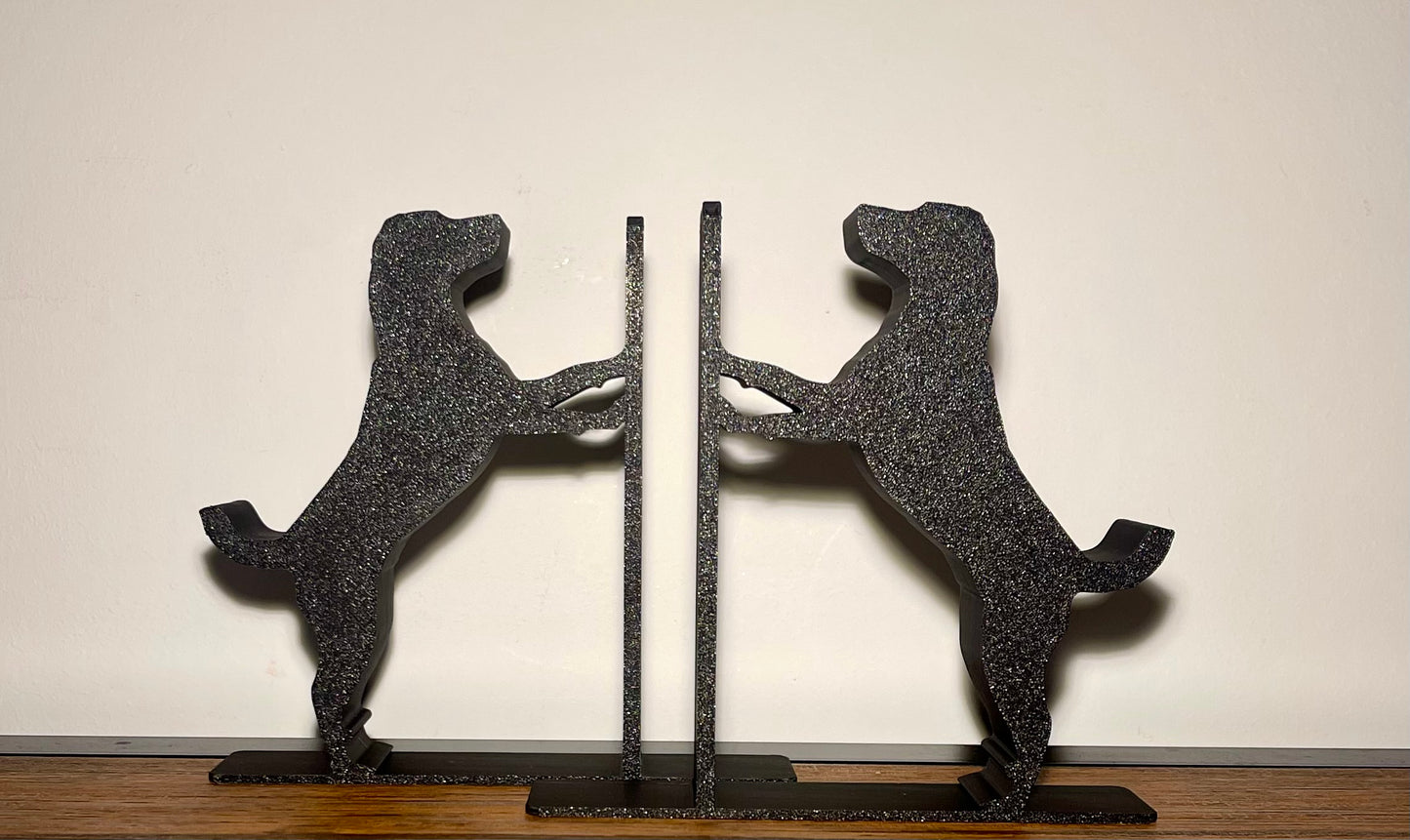 Cute 3D printed Dog Bookends, Shelf Decorational Book Stands, Thick Bookends For Bookshelf Decor, Animal Gifts For Book Lovers