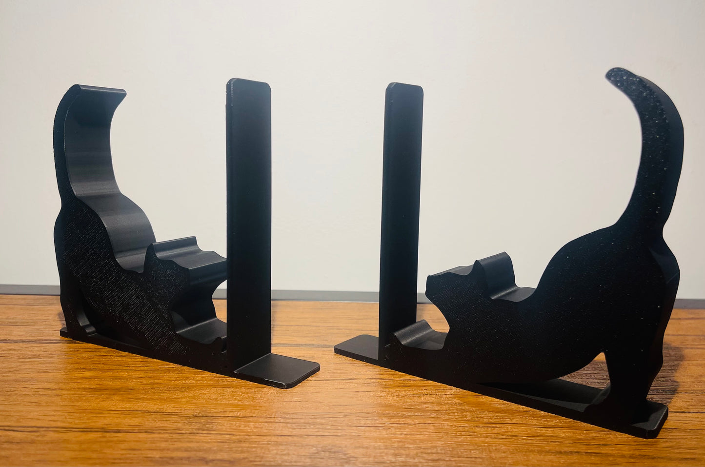Cute Cat Bookends | Feline Decorations | Desk Bookends | Animal Bookend | 3D Print Bookends | Shelf Decorator | Cat Adorer | Book Gifts