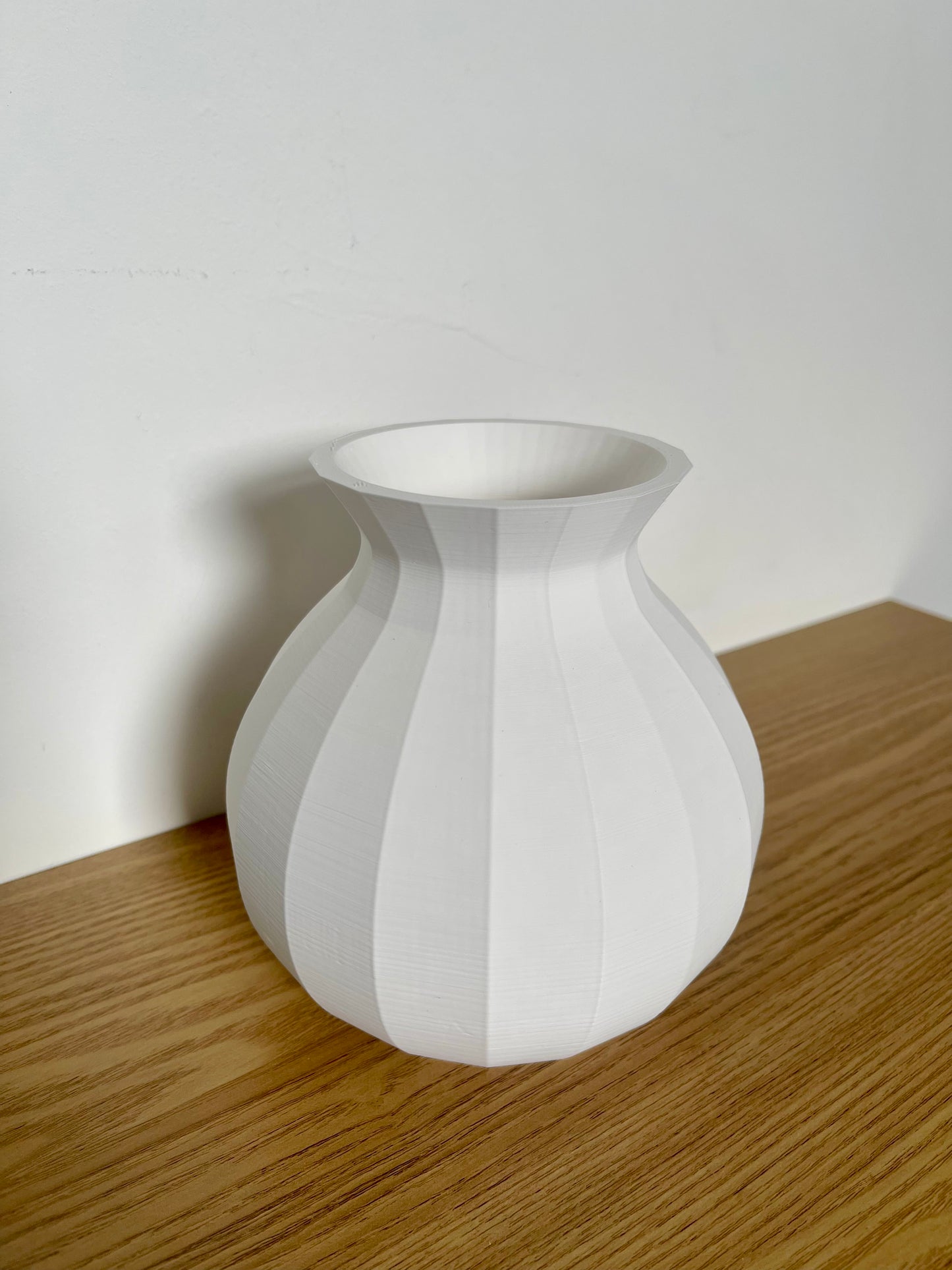 3D Printed Vase for Faux Flowers With A Modern Design