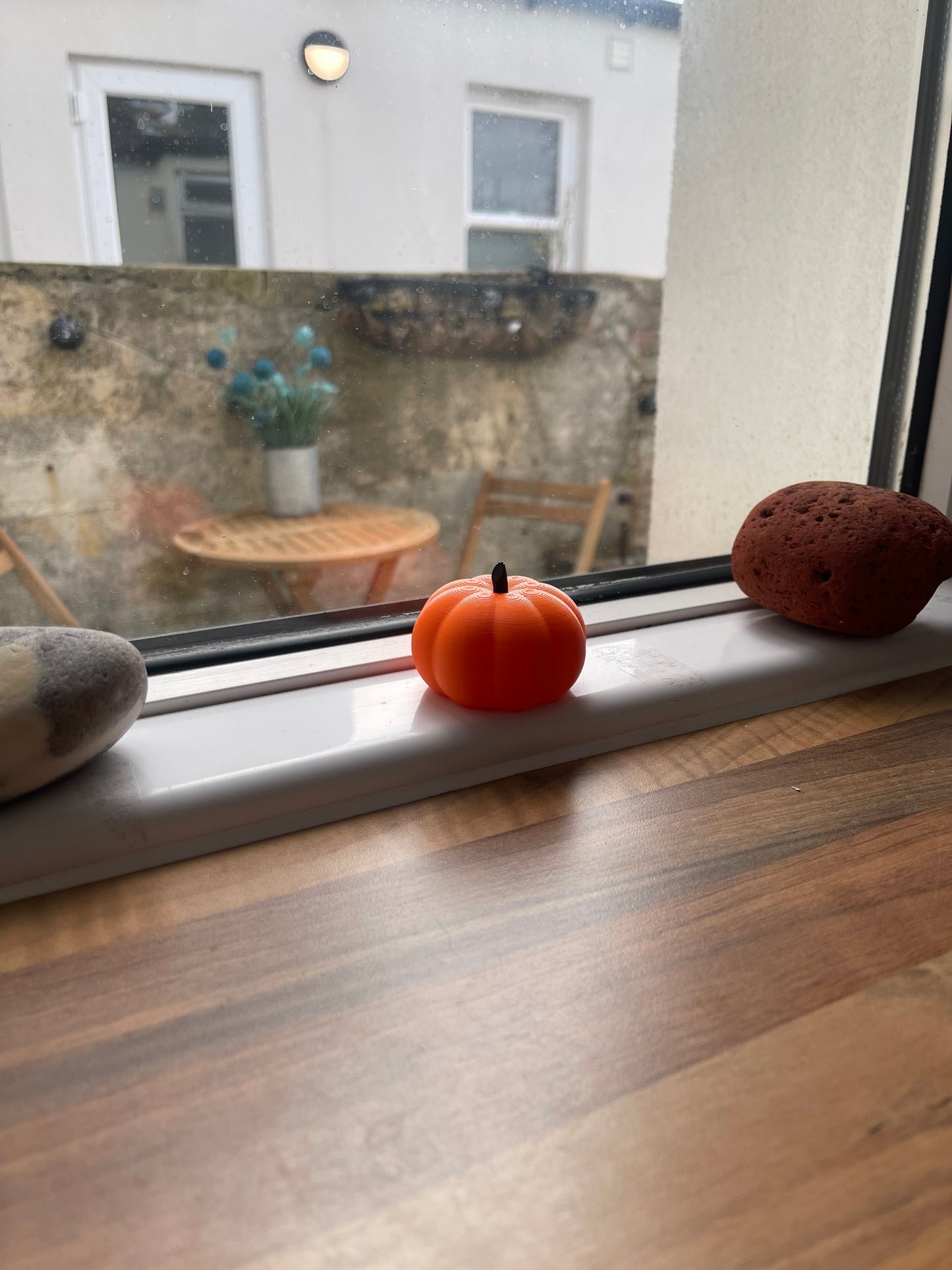 Set of 3 Mini Pumpkins – 3D Printed Autumn Decorations, Fall Home Decor & Halloween Party Accessories, Autumn Table Centerpeice, Kids Party