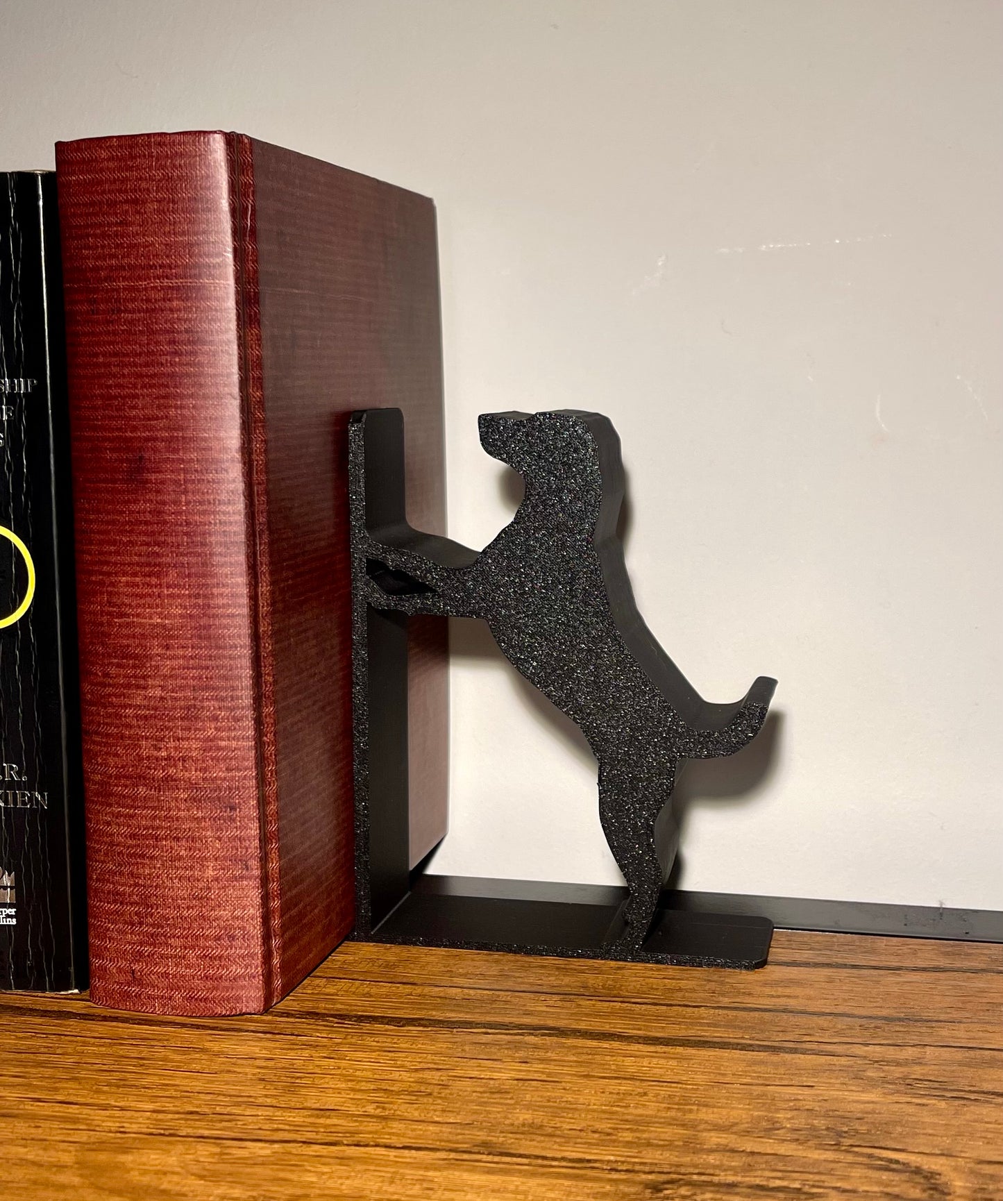 Cute 3D printed Dog Bookends, Shelf Decorational Book Stands, Thick Bookends For Bookshelf Decor, Animal Gifts For Book Lovers