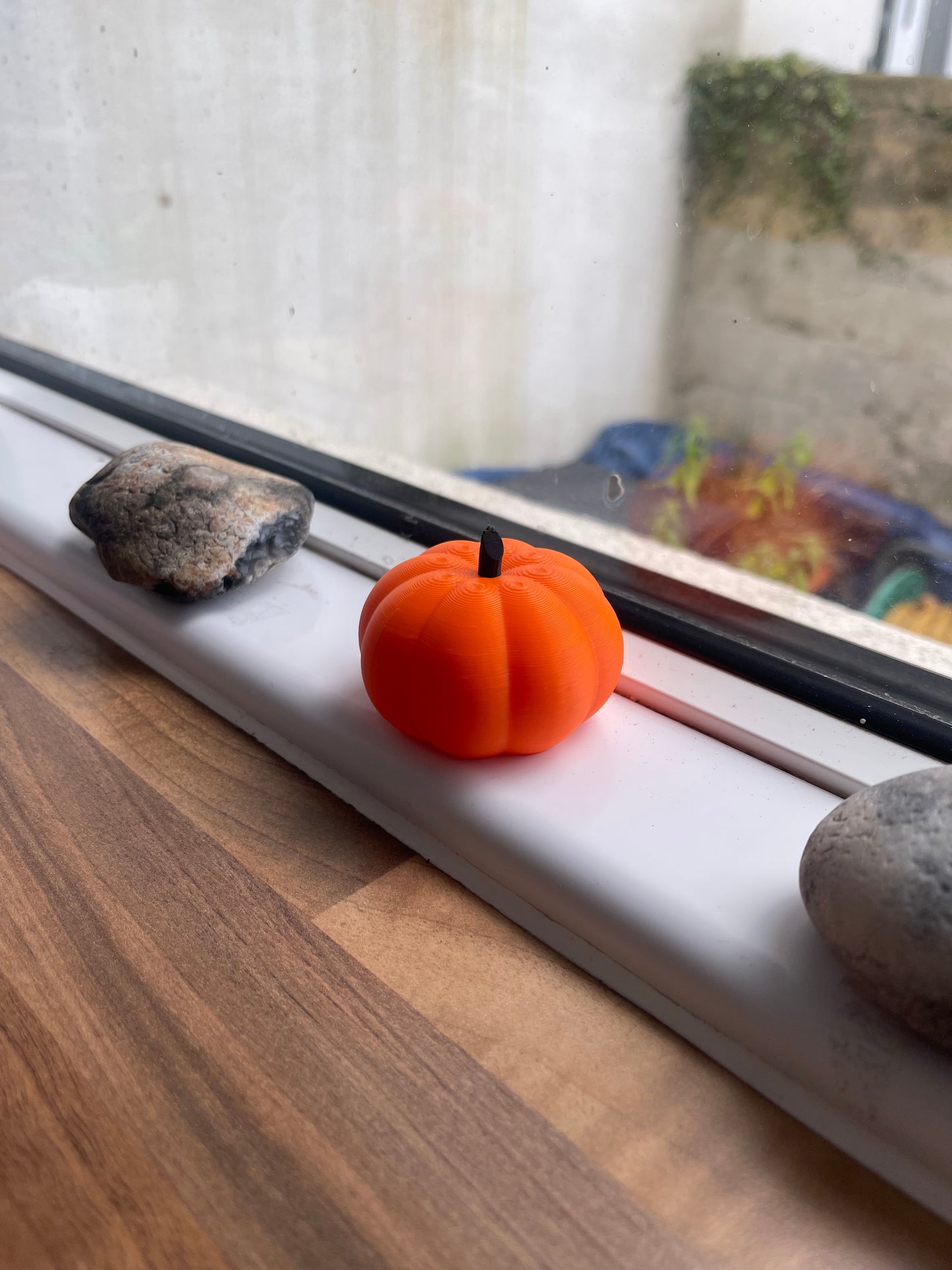Set of 3 Mini Pumpkins – 3D Printed Autumn Decorations, Fall Home Decor & Halloween Party Accessories, Autumn Table Centerpeice, Kids Party