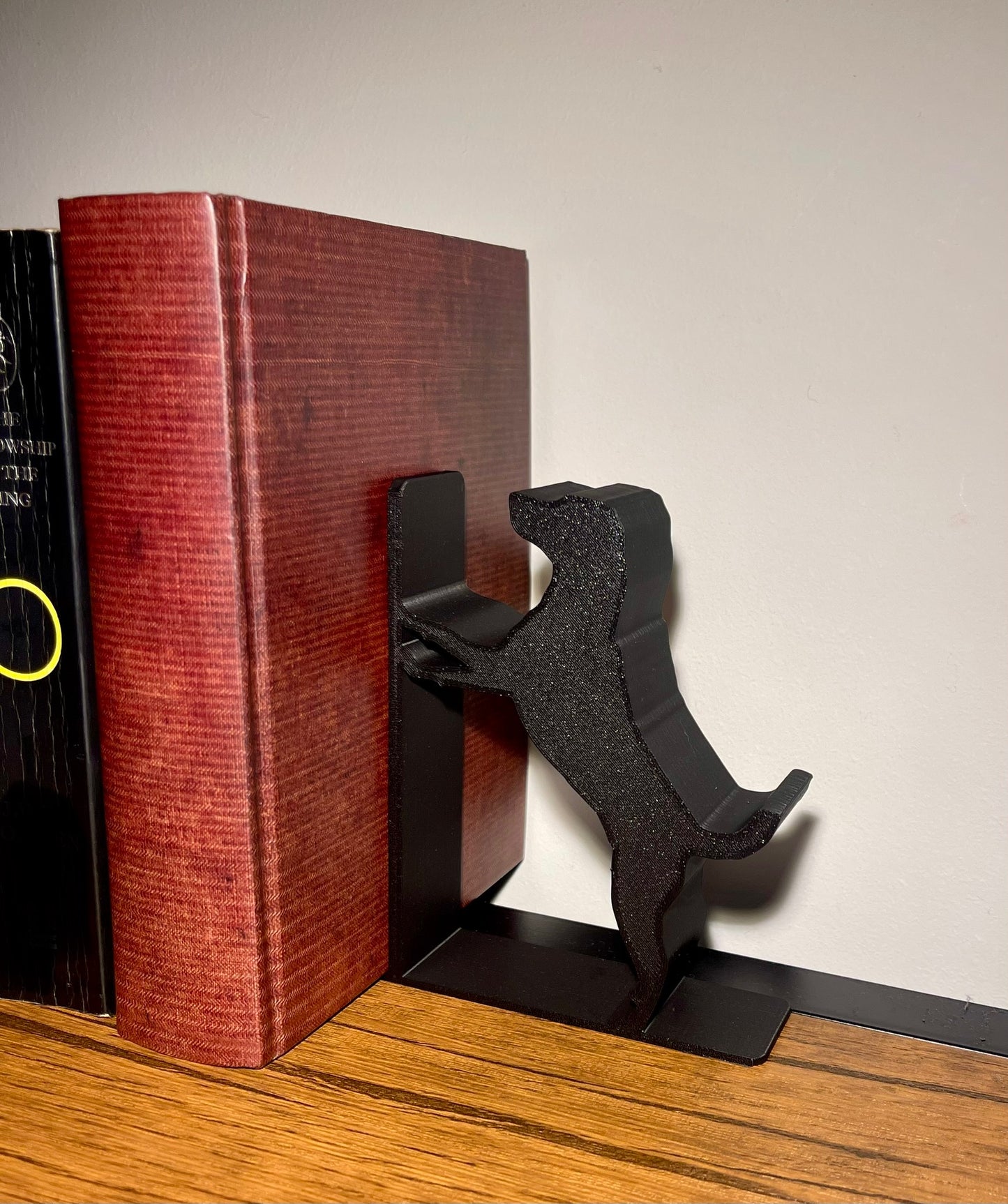 Cute 3D printed Dog Bookends, Shelf Decorational Book Stands, Thick Bookends For Bookshelf Decor, Animal Gifts For Book Lovers