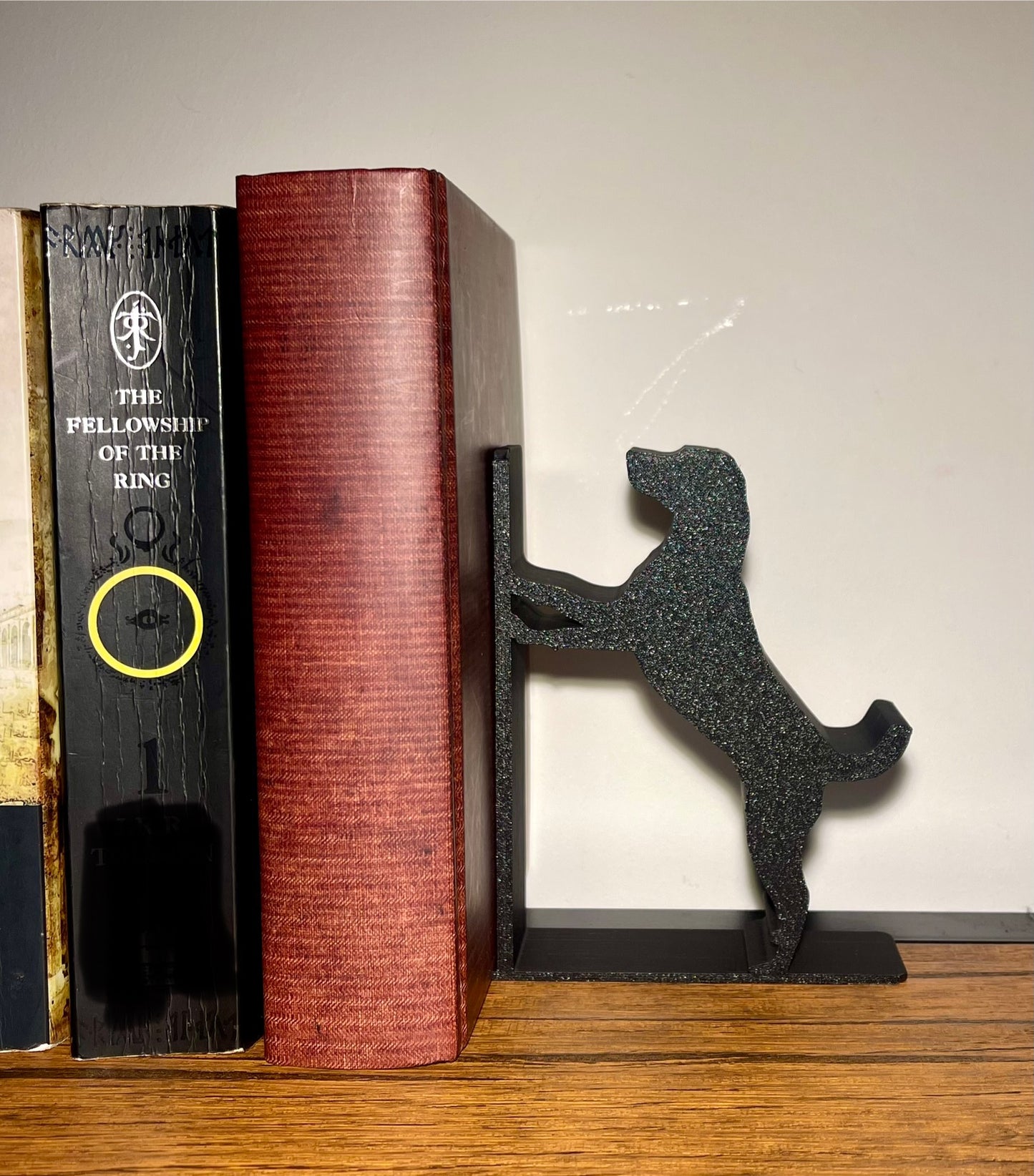 Cute 3D printed Dog Bookends, Shelf Decorational Book Stands, Thick Bookends For Bookshelf Decor, Animal Gifts For Book Lovers