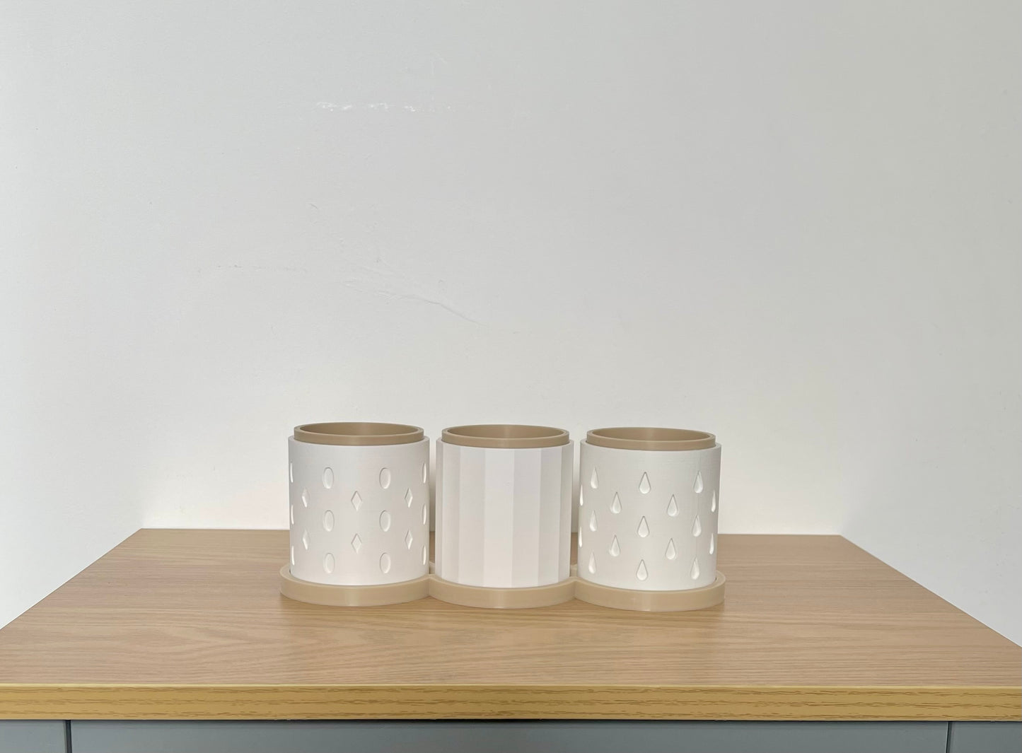 3-Piece Indoor Herb Planter – Stylish Planters for Mint, Rosemary & More