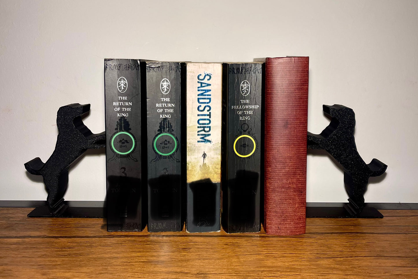 Cute 3D printed Dog Bookends, Shelf Decorational Book Stands, Thick Bookends For Bookshelf Decor, Animal Gifts For Book Lovers