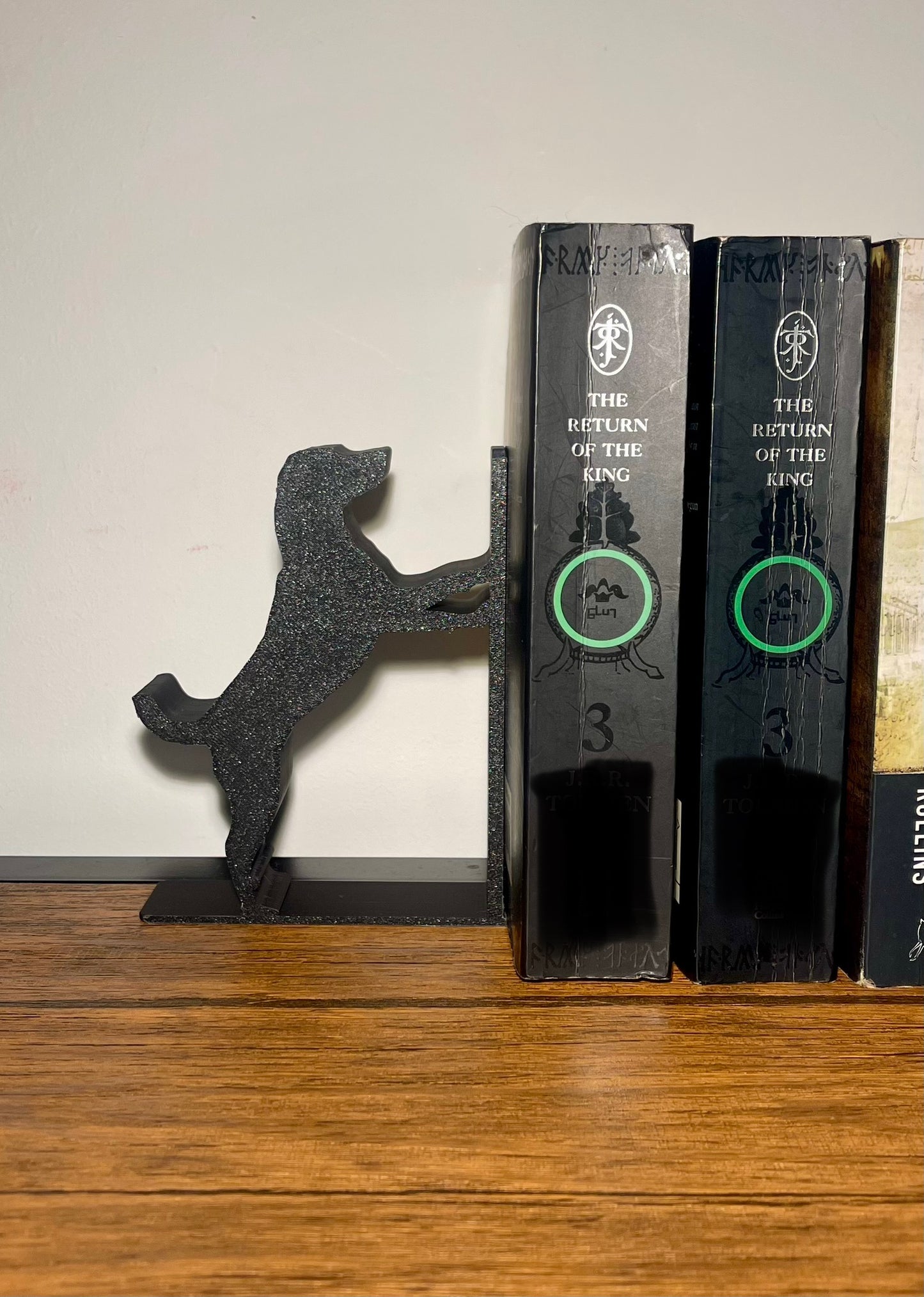 Cute 3D printed Dog Bookends, Shelf Decorational Book Stands, Thick Bookends For Bookshelf Decor, Animal Gifts For Book Lovers
