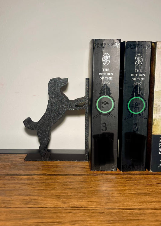 Cute 3D printed Dog Bookends, Shelf Decorational Book Stands, Thick Bookends For Bookshelf Decor, Animal Gifts For Book Lovers