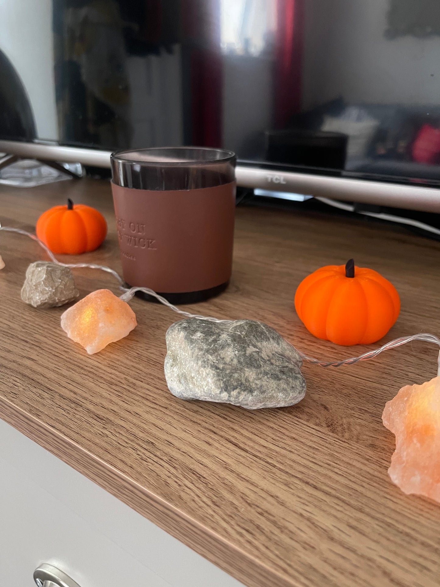 Set of 3 Mini Pumpkins – 3D Printed Autumn Decorations, Fall Home Decor & Halloween Party Accessories, Autumn Table Centerpeice, Kids Party
