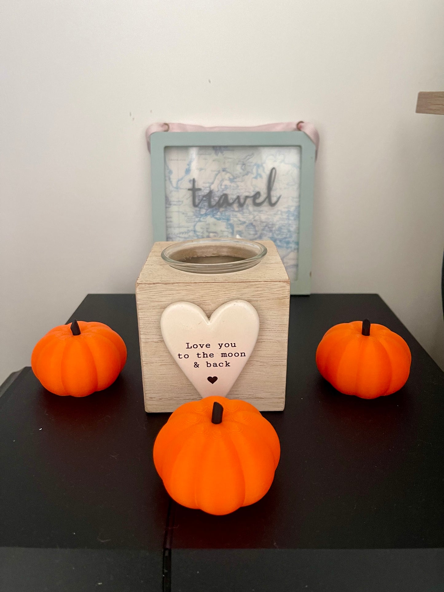 Set of 3 Mini Pumpkins – 3D Printed Autumn Decorations, Fall Home Decor & Halloween Party Accessories, Autumn Table Centerpeice, Kids Party
